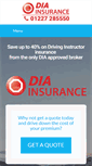 Mobile Screenshot of diainsurance.co.uk