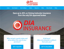 Tablet Screenshot of diainsurance.co.uk
